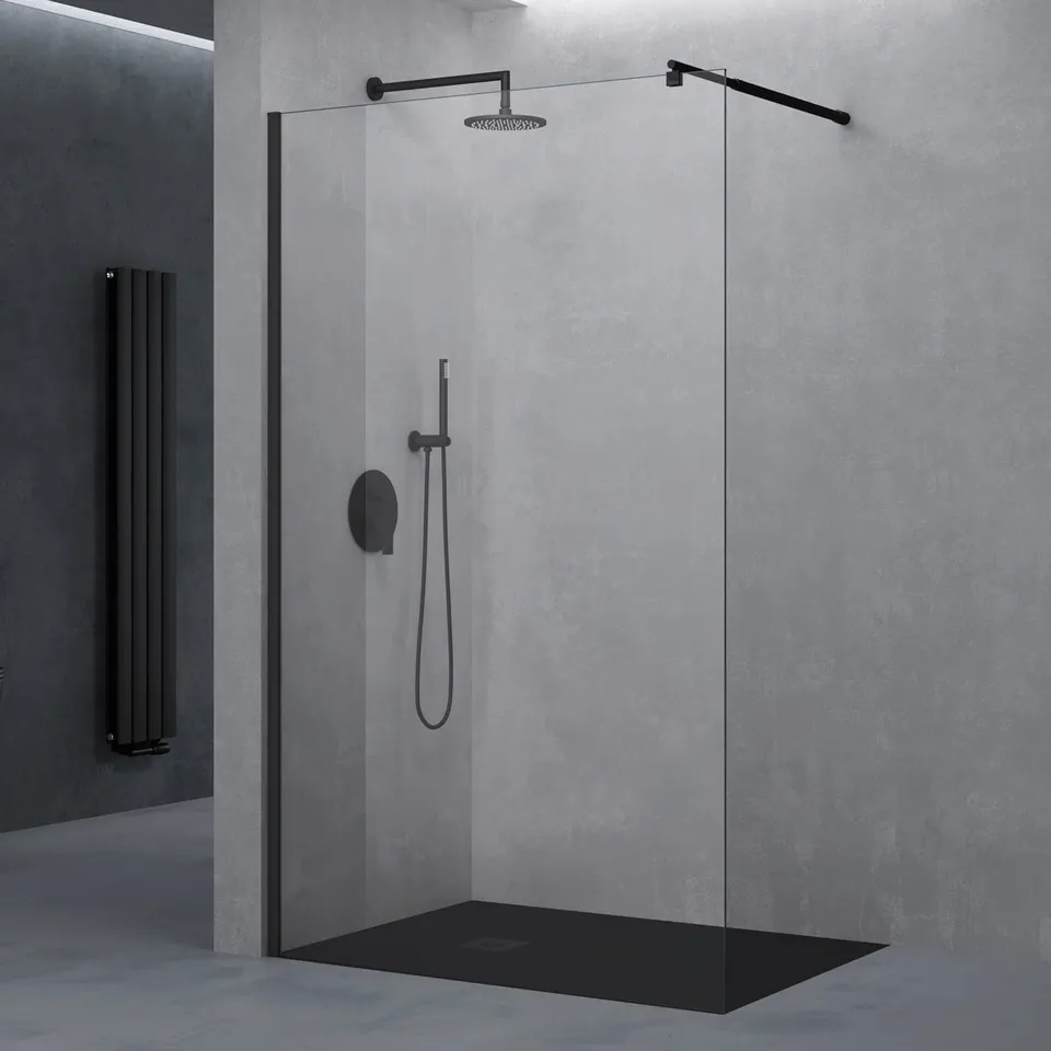 doporro-duschkabinen-paroi-douche-110cm-noir-verre-8mm image 1