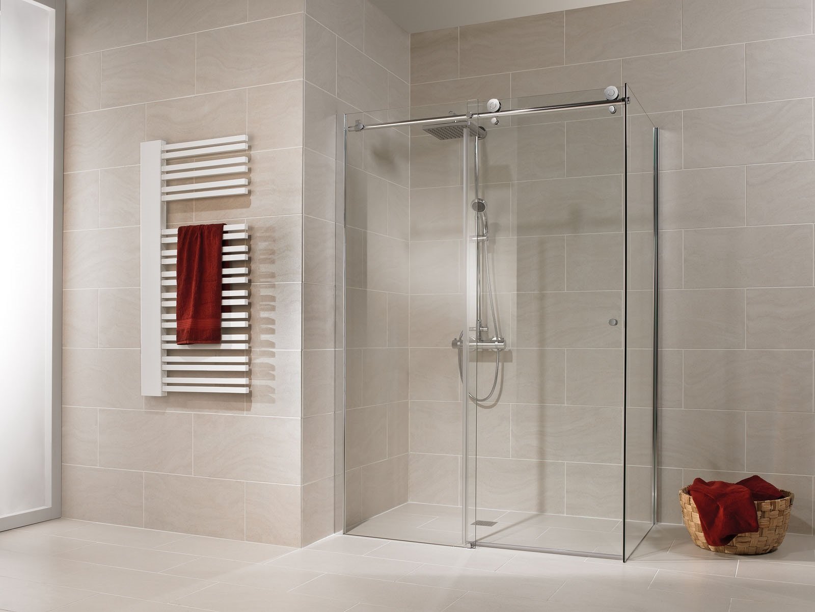 schulte-masterclass-porte-de-douche-coulissante-120x80-cm-verre-transparent image 1