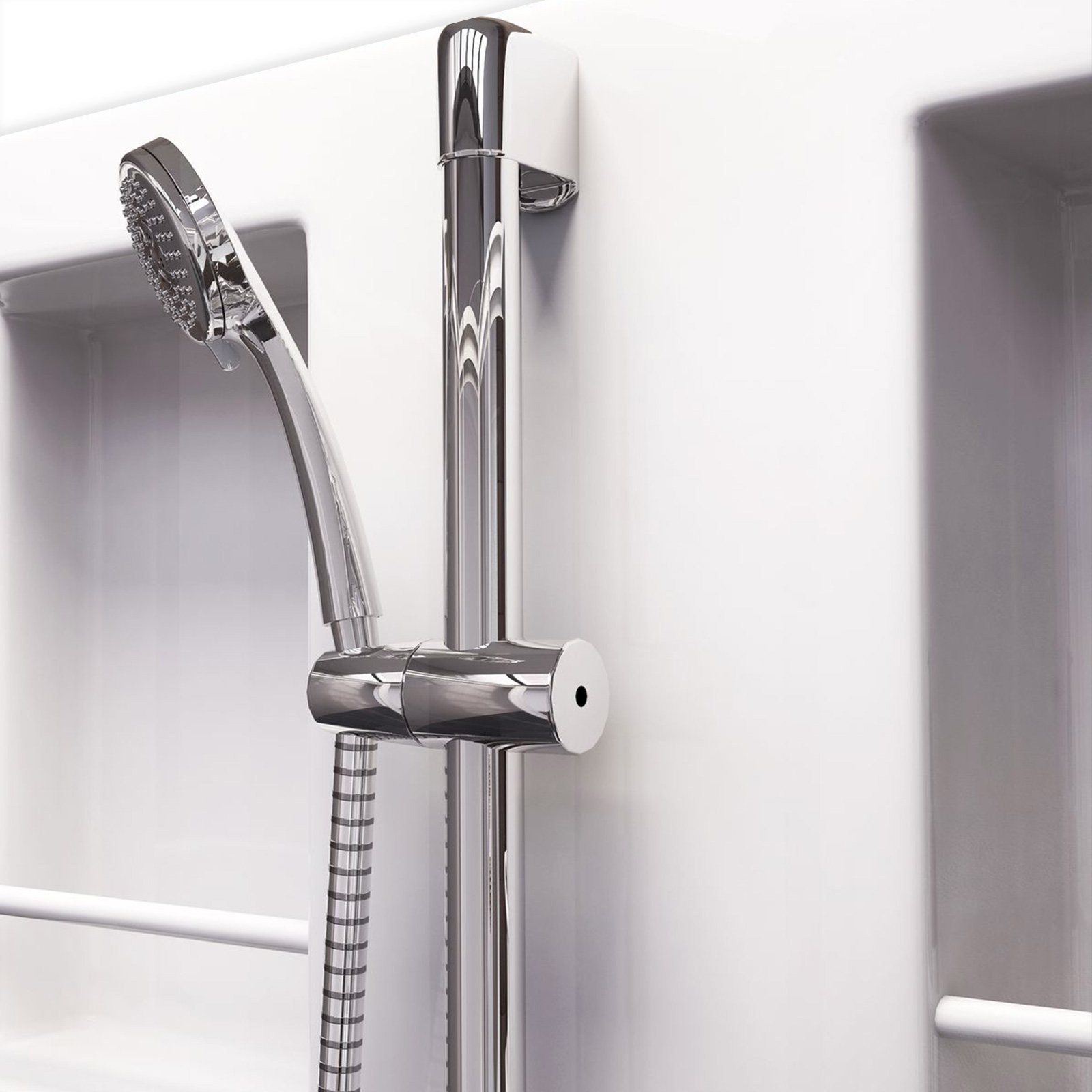 schulte-cabine-80x80x190-cm-cabine-de-douche-blanche-porte-coulissante image 2