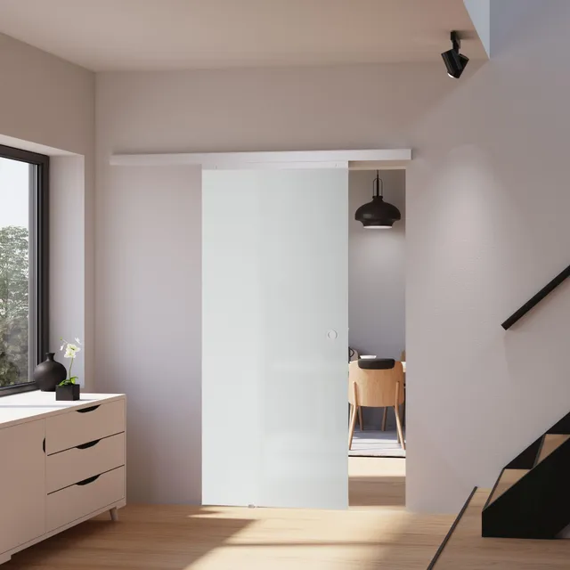 schulte-porte-coulissante-verre-90x203-satin-softclose image 1