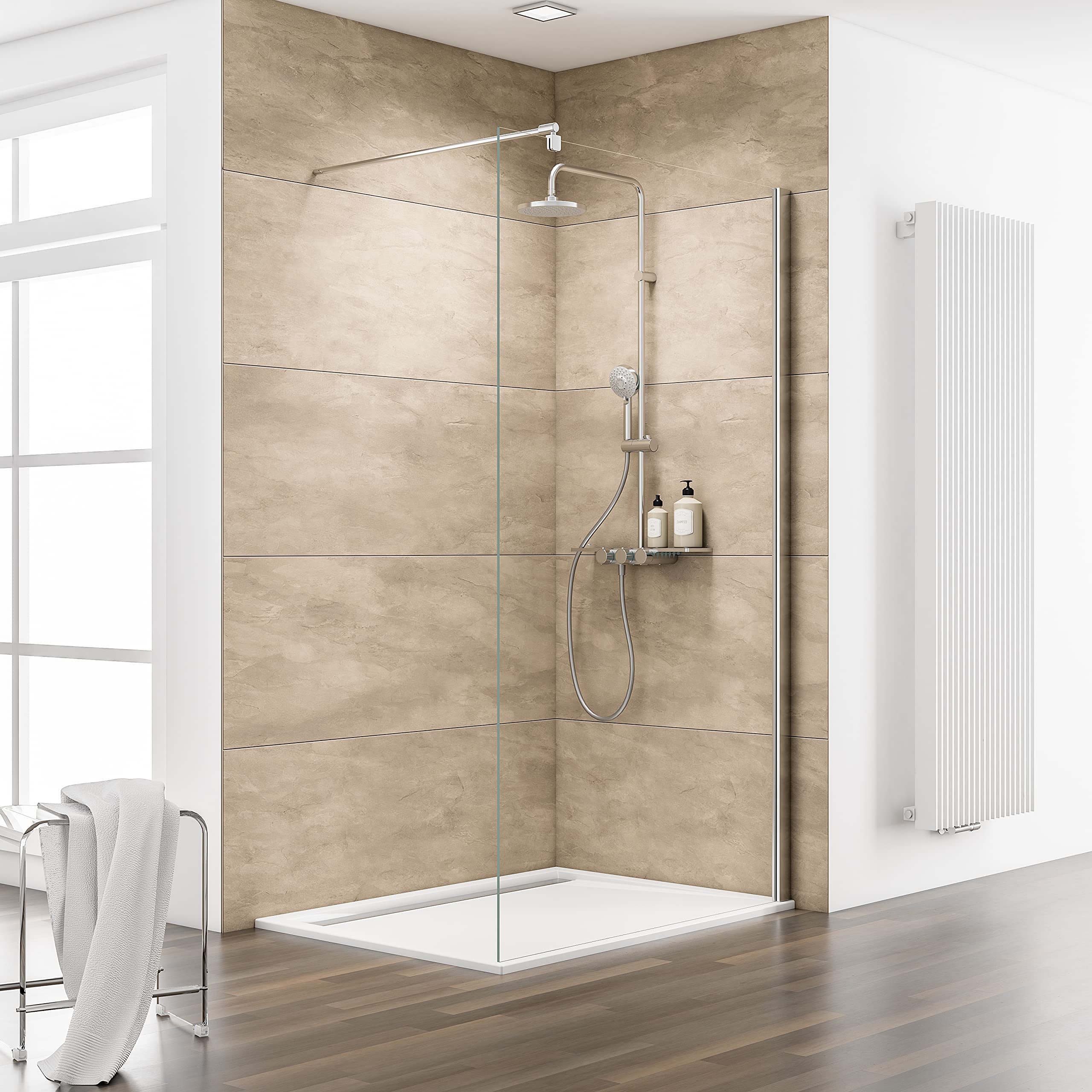 schulte-paroi-de-douche-italienne-90x200-cm-chrom-verre-8-mm image 1
