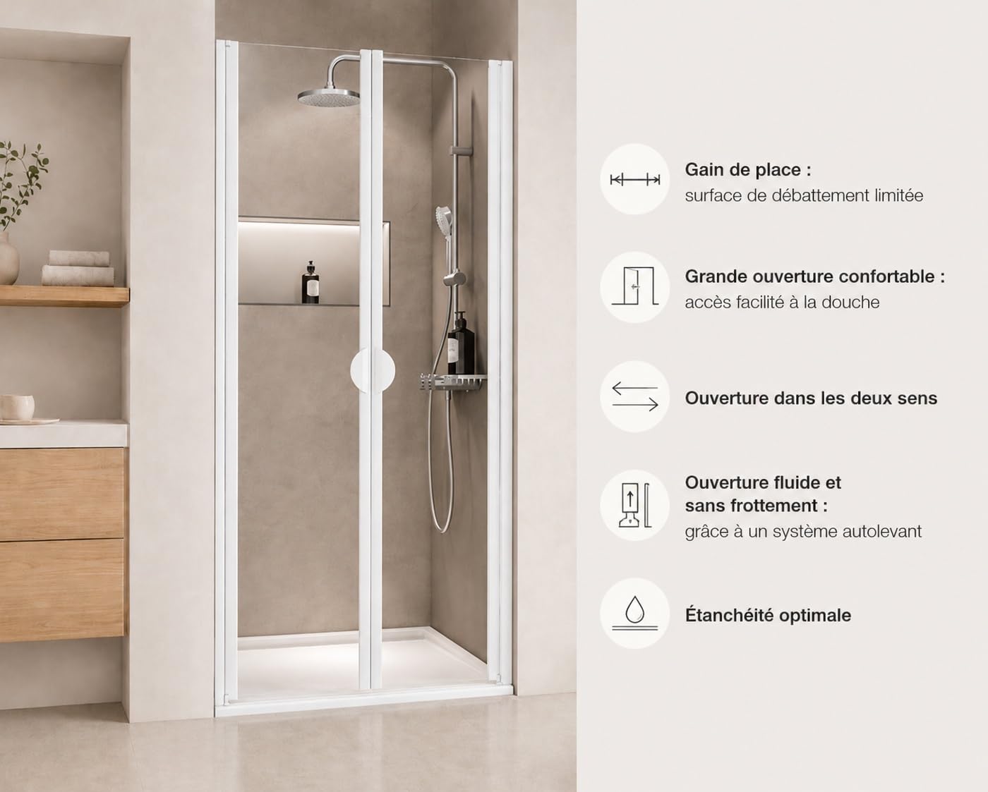 schulte-portes-et-parois-de-douche-battante-80x180-blanc image 7