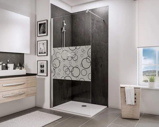 schulte-paroi-douche-italienne-walk-in-100x190-cercles image 1