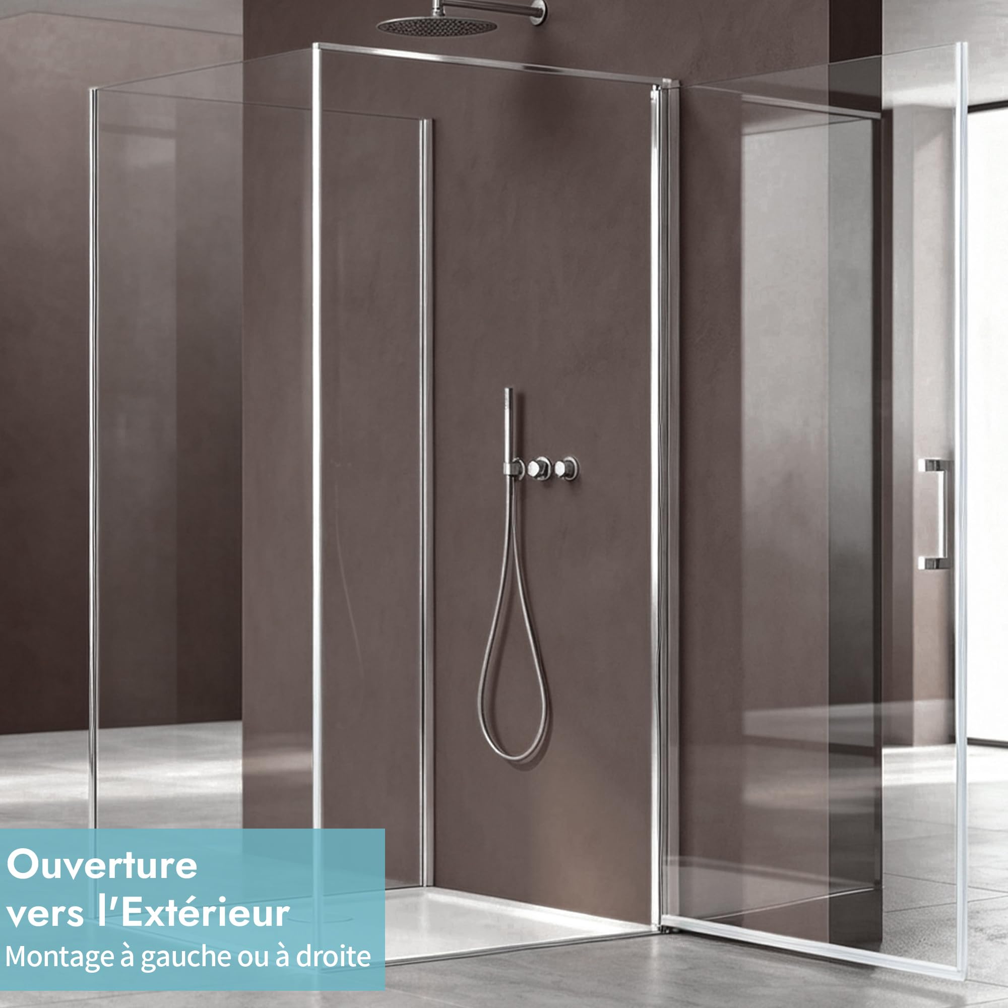 doporro-cabine-de-douche-en-u-90x75x90-transparente image 2
