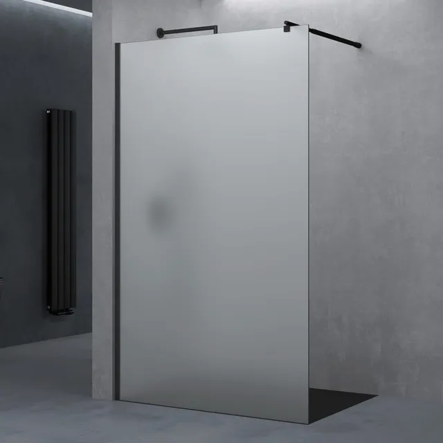 doporro-paroi-douche-italienne-120x200-verre-10mm-noir image 1