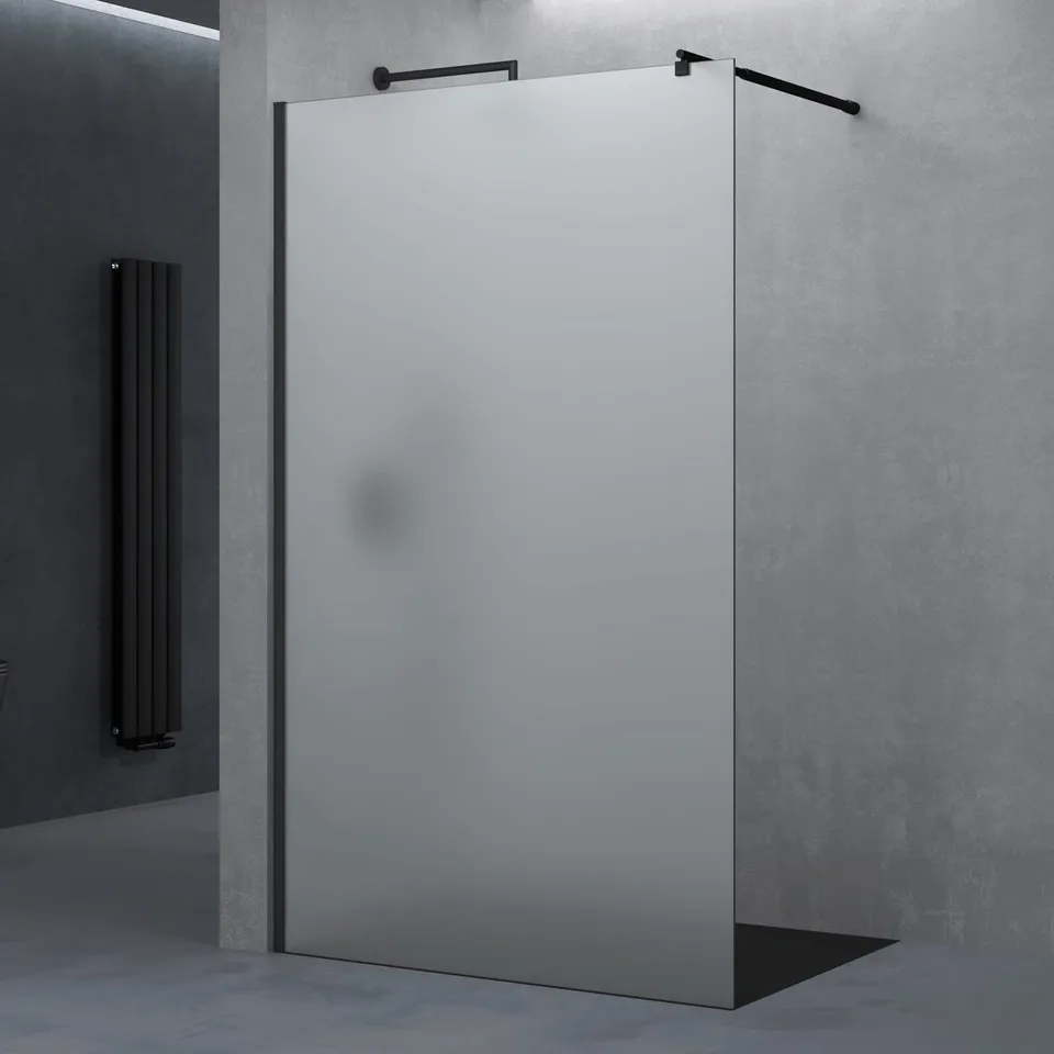doporro-paroi-douche-italienne-120x200-verre-10mm-noir image 1