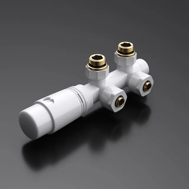 doporro-heizk-rper-robinet-thermostatique-blanc-1-2-50mm image 1