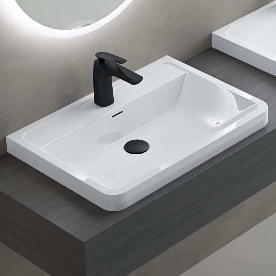 doporro-colossum08-lavabo-encastrer-60x42cm-blanc-rectangulaire image 1