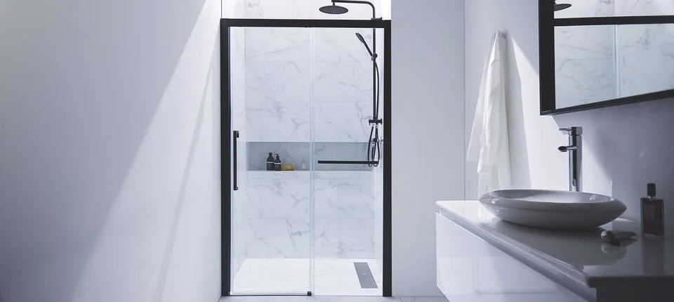 krone-loxwood-black-paroi-de-douche-walk-in-noir image 1