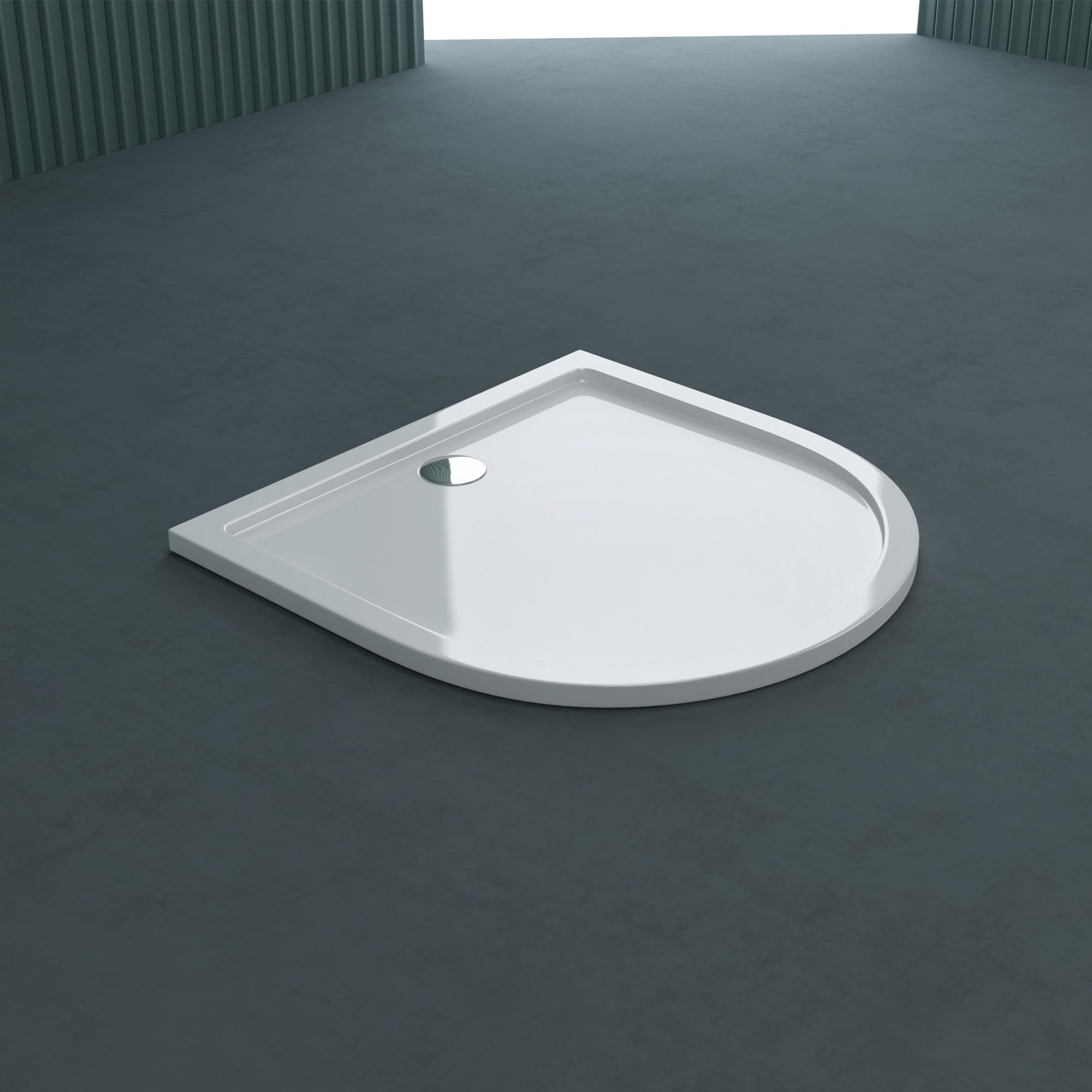 doporro-faro04-receveur-de-douche-90x90-blanc-extra-plat image 1