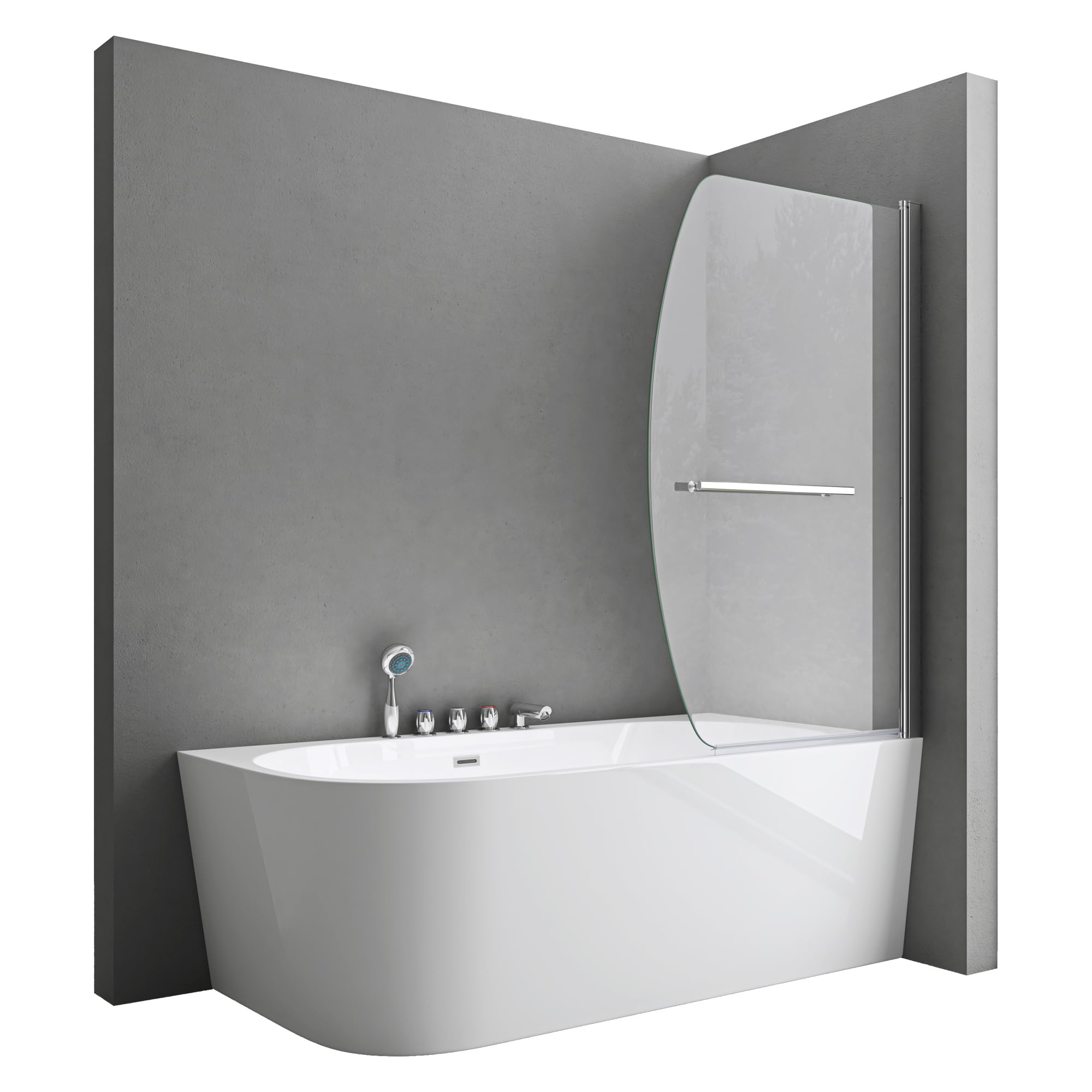 doporro-cortona112-pare-baignoire-1-volet-95x140-cm-6-mm image 1