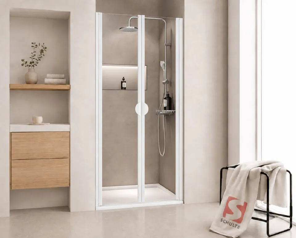 schulte-portes-et-parois-de-douche-battante-80x180-blanc image 1