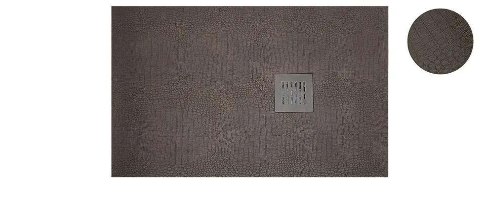 krone-kreation-marron-receveur-douche-solid-stone image 1