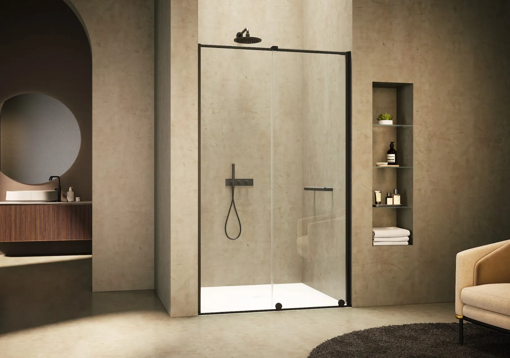 provex-s-lite-sn-paroi-de-douche-coulissante-2000-mm-verre-8-mm image 1