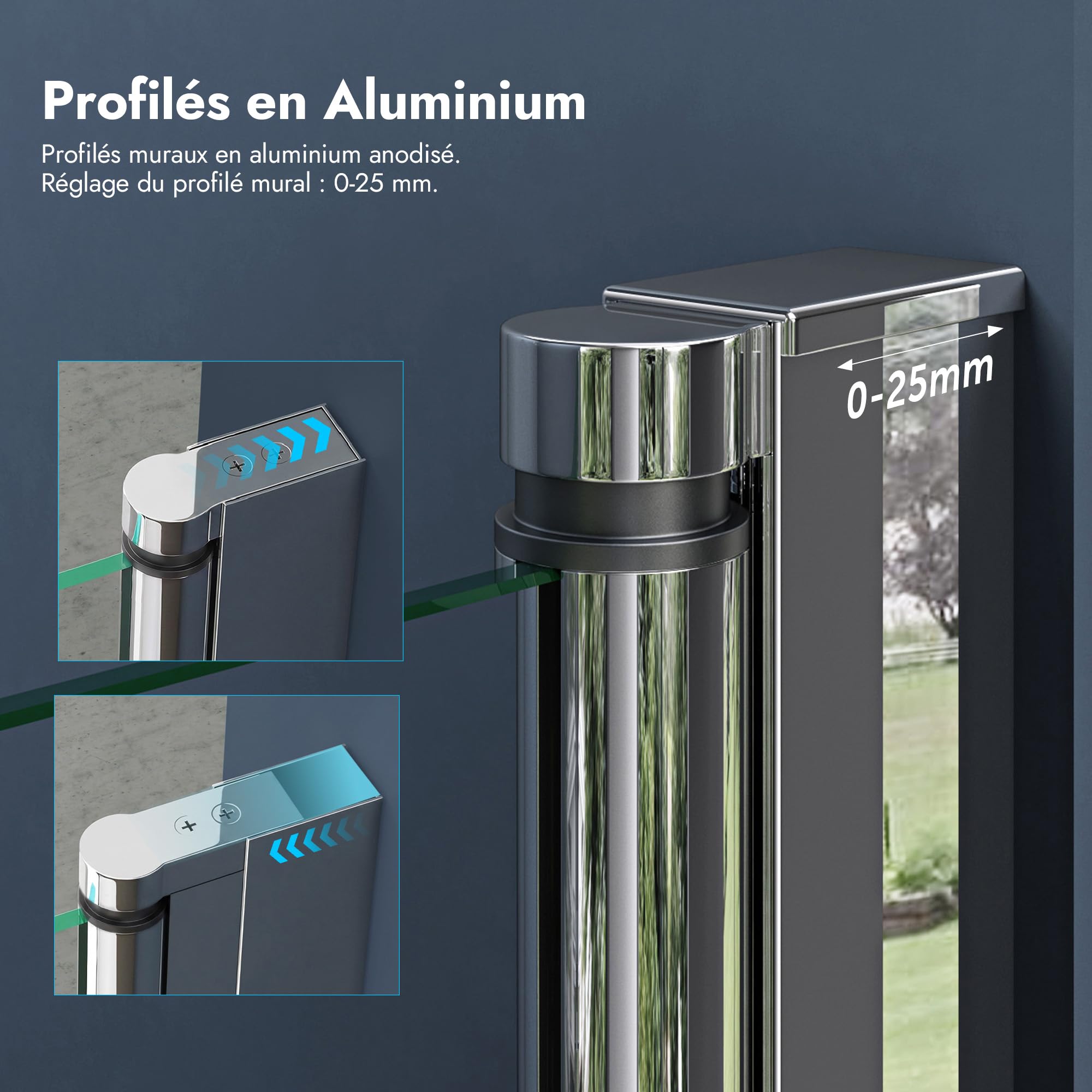 doporro-ravenna26-porte-de-douche-100-cm-transparent-droite image 7