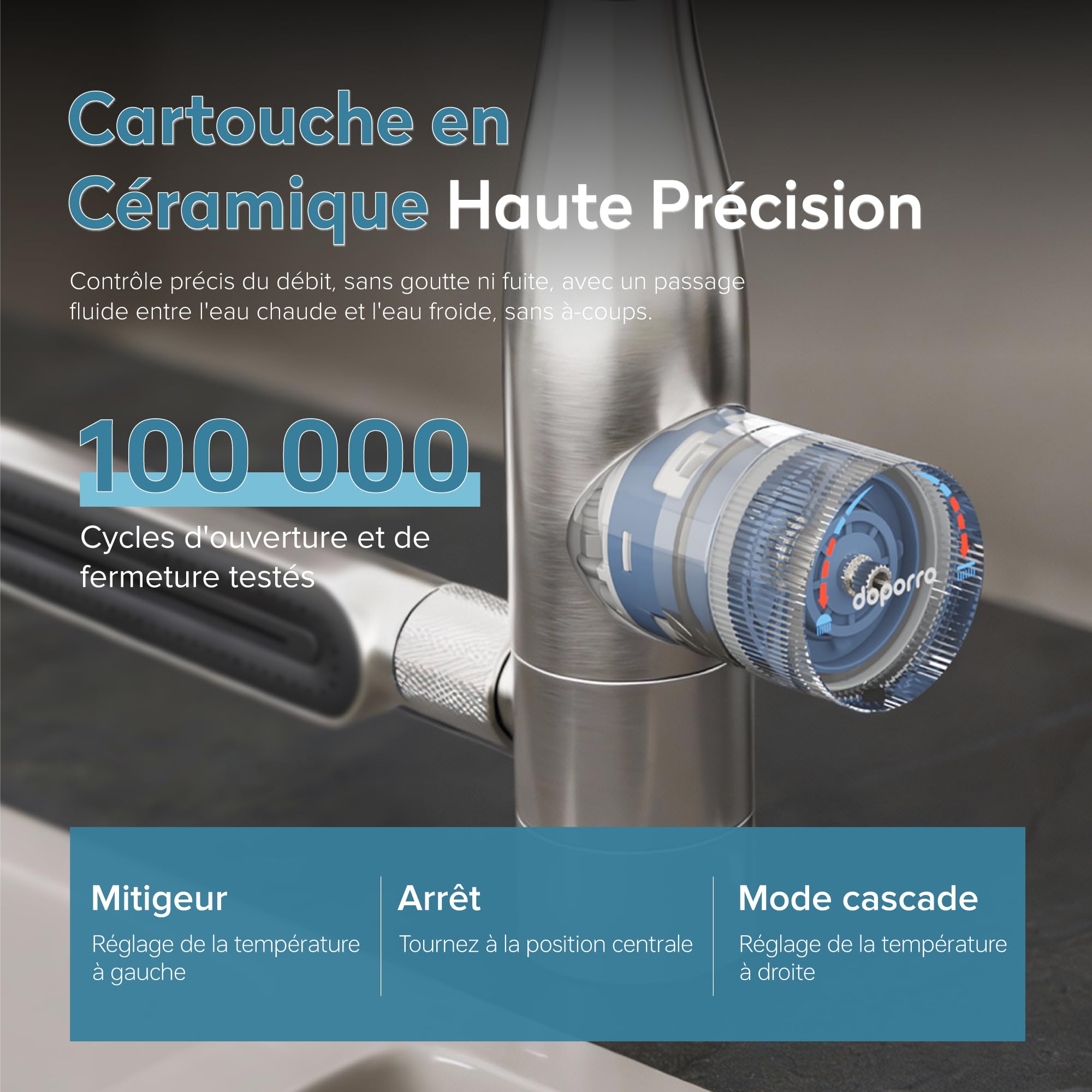 doporro-robinet-cuisine-douchette-extractible-inox-360-5-jets image 3