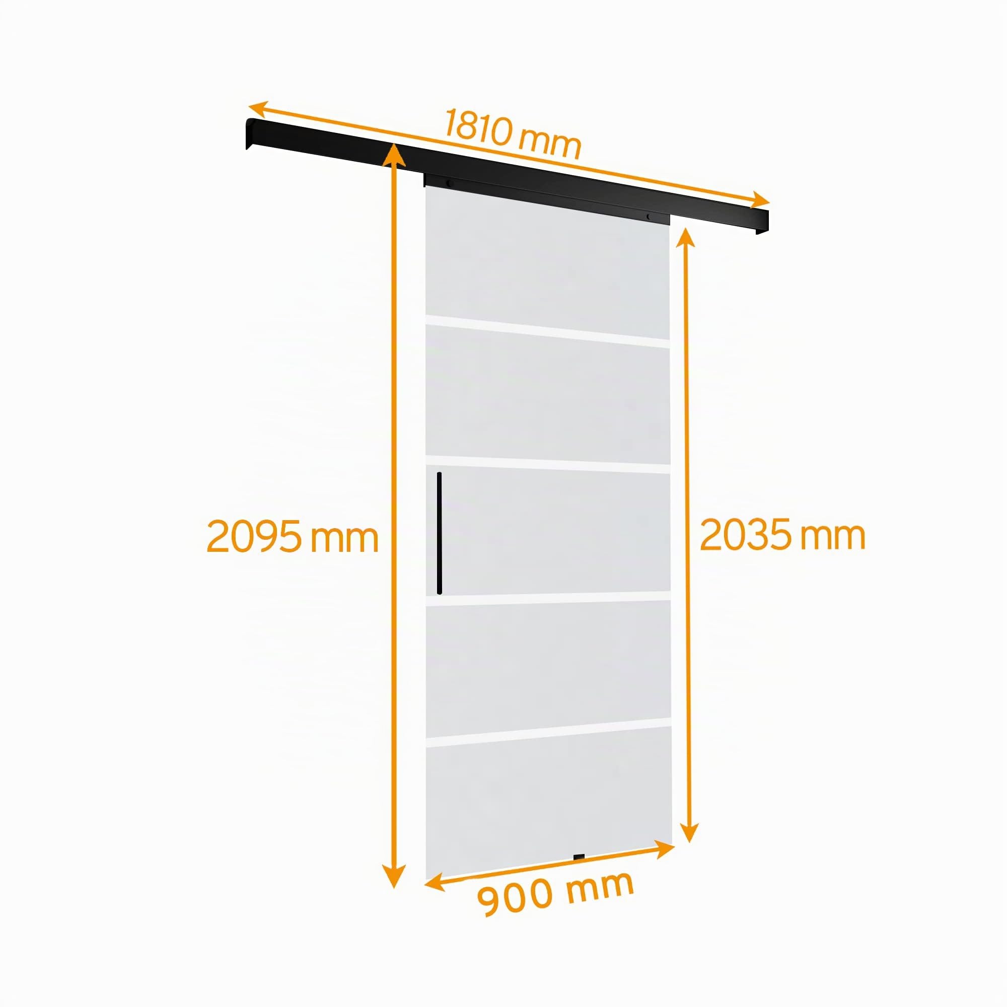 schulte-porte-coulissante-int-rieure-verre-noir-90x203-cm image 3